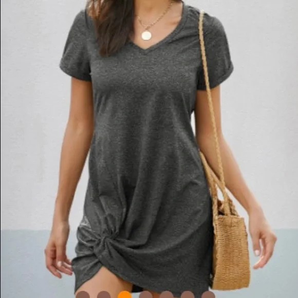knot t shirt dress Blue Knot T Shirt Dress - SHOP DANDY